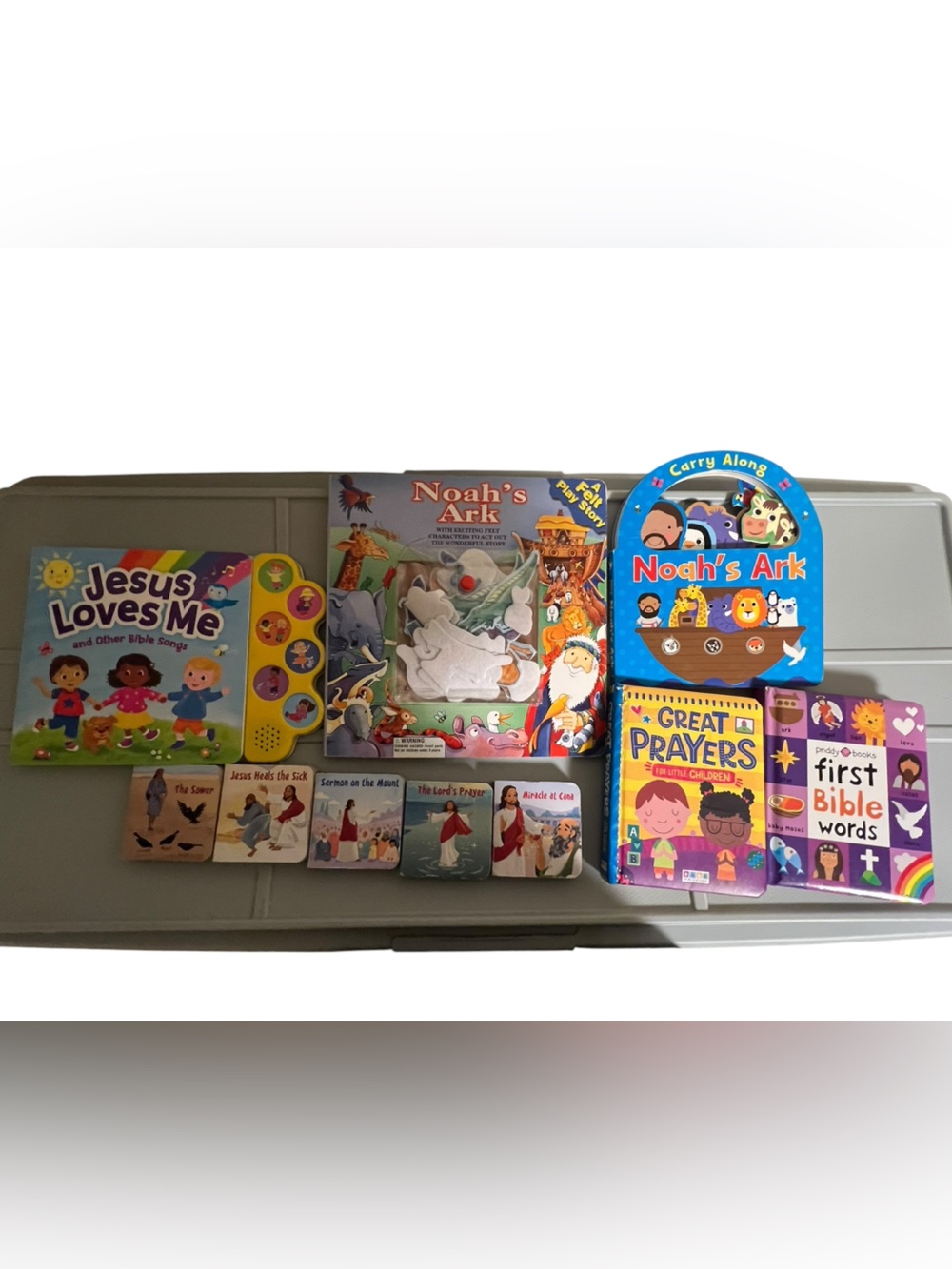 Children's Christian Board & Sound Books Lot of 10